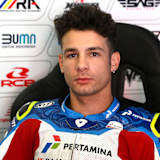 Lorenzo Dalla Porta steht ohne Motorrad da