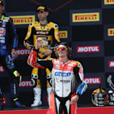 Axel Bassani ist bisher der einzige Privatier, der in der Superbike-WM 2023 aufs Podium gefahren ist