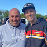 Teammanager Sascha Dörner und Mathias Bartz