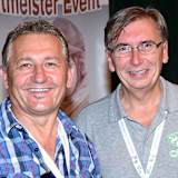 Josef Doppler mit Herbert Thumpser, dem Autor seiner Biografie