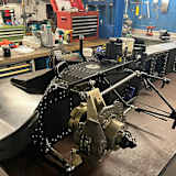 Der Seitenwagen wird bei Steinhausen Racing für die Saison 2023 vorbereitet