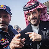 Nasser Al-Attiyah und FIA-Chef Mohammed bin Sulayem