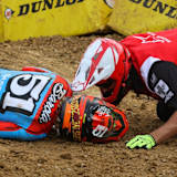 Justin Barcia stürzte und verletzte sich in Nashville