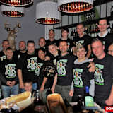 Meisterfeier zu Ehren Marvin Siebdraths, bei der das neue Line-up präsentiert worden ist