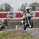 Thomas Chareyre (4) fuhr stark