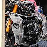 So sieht das aktuell verwendete Forward-2-Chassis aus: Vorne Stahl, hinten Alu, das war schon in der Testsaison 2018 so 