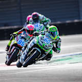 Dirk Geiger (60) gewann beide Rennen der SSP 300, Scott Deroue (95) wurde zweimal Zweiter