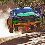 Jonas Andersson und Gus Greensmith in Mexiko