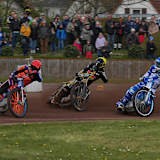 Die Top-3 von Herxheim: Kevin Wölbert, Norick Blödorn und René Deddens (v.l.)