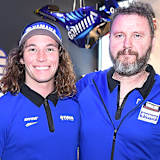 Teamchef Mandy Kainz (re.) mit Tom Edwards