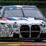 Der BMW M4 GT3 EVO bei der Testarbeit in den Ardennen