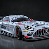 Ungewohnte Farbgebung für den Mercedes-AMG Team AKKODIS ASP #87