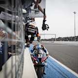 Markus Reiterberger nach der Überquerung der Ziellinie