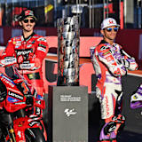 Die Titelaspiranten Jorge Martin (re.) und Pecco Bagnaia