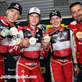 Das siegreiche polnische Team