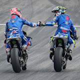 Das Bild gehört der Vergangenheit an: Rins und Mir auf der GSX-RR