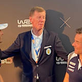 Walter Röhrl zwischen Sébastien Ogier und Sébastien Loeb
