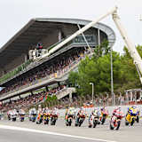 Moto2-Start in Barcelona: Im nächsten Jahr werden die Plätze arg durcheinander gewirbelt