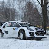 Ott Tänak bei der Otepää Rallye