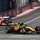 Lando Norris vor Oscar Piastri und George Russell