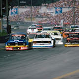 Start auf dem Norisring, noch sind die Auto in gutem Zustand