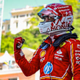 Diesen Helm hat Charles Leclerc der Bianchi-Familie geschenkt