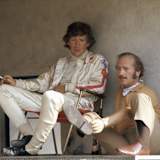Monza 1970: Jochen Rindt mit Lotus-Chef Colin Chapman