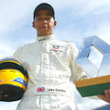 Lewis Hamilton 2003 in der Formel Renault