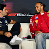 Carlos Sainz und Lewis Hamilton