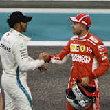 Lewis Hamilton und Sebastian Vettel in Abu Dhabi 2018
