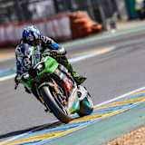 Nico Thöni auf der Kawasaki vom Bolliger-Team