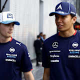 Logan Sargeant (l.) und Alex Albon