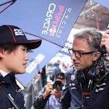 Yuki Tsunoda und Laurent Mekies