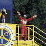 Michael Schumacher und Ayrton Senna 1992 in Monza