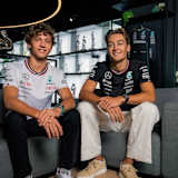 Die Mercedes-Fahrer 2025: Kimi Antonelli und George Russell