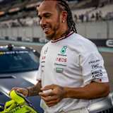 Lewis Hamilton in Abu Dhabi
