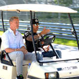 David Coulthard und Lewis Hamilton