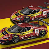 Die beiden AF Corse Francorchamps Motors-Boliden