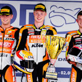 Doppelsieger Jeffrey Buis und seine Teamkollegen Ruben Bijman und Oliver Svendsen