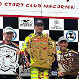 Die Sieger von St. Macaire: Romano Hummel, Kenneth Kruse Hansen (l.) und Paul Cooper (r.)