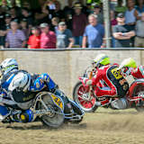 Markus Brandhofer/Sandra Mollema (44) und Manuel Meier/Lena Siebert (90) lieferten sich schon in Rastede heiße Duelle