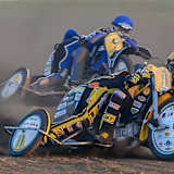 Wie hier in Uithuizen werden Venus/Eibl (11) und Brandhofer/Mollema (9) in Pfarrkirchen um den Titel kämpfen