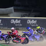 Finale des GP in Riga mit Sieger Bartosz Zmarzlik (blaue Helmfarbe)