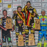 Venus/Eibl gewannen in Vechta vor den Brüdern Comblon (l.) und Godden/Smith (r.)