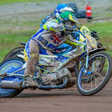 Eng ging es zu im Vorlauf zwischen Chris Harris vorne und Dave Meijerink