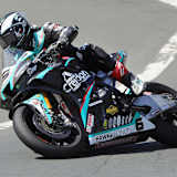 Michael Dunlop bei seinem Superbike-Sieg auf der Hawk Honda