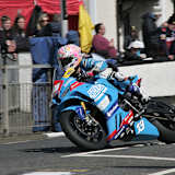 Die Nummer 13 bringt nicht jedem Glück: Lee Johnston beim letztjährigen North West 200