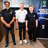Dilbagh Gill (Gründer FG Series), Thomas Voss (ADAC Motorsportchef) und Nick Heidfeld