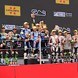 Beim 24h-Rennen in Barcelona stand das Bolliger Team Switzerland (links) als Zweiter auf dem Podium