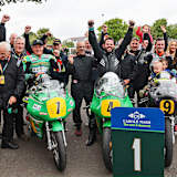 John McGuinness, Shaun Anderson, Adam McLean (vlnr.)